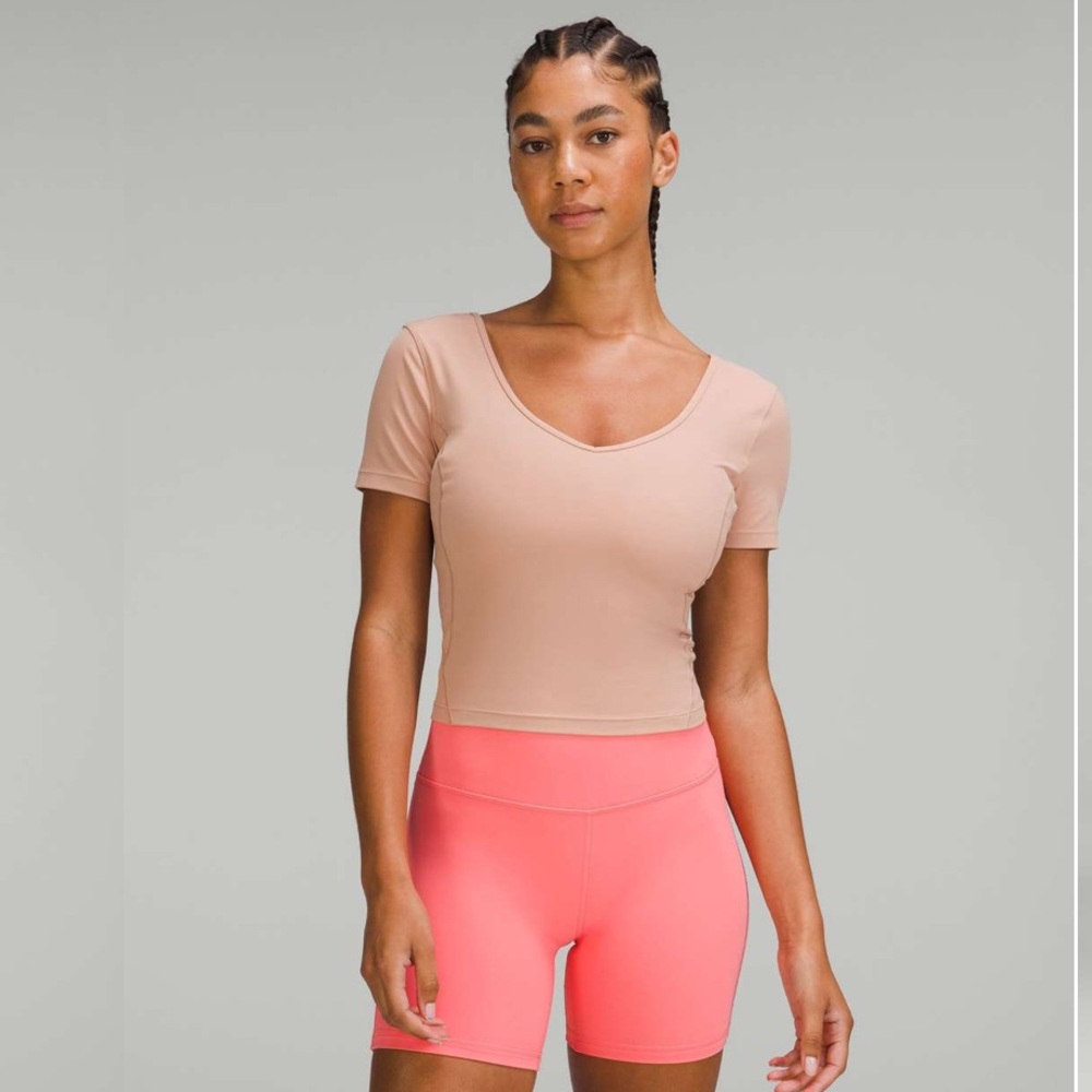 Lululemon Align T Shirt Pink Clay Sz 6